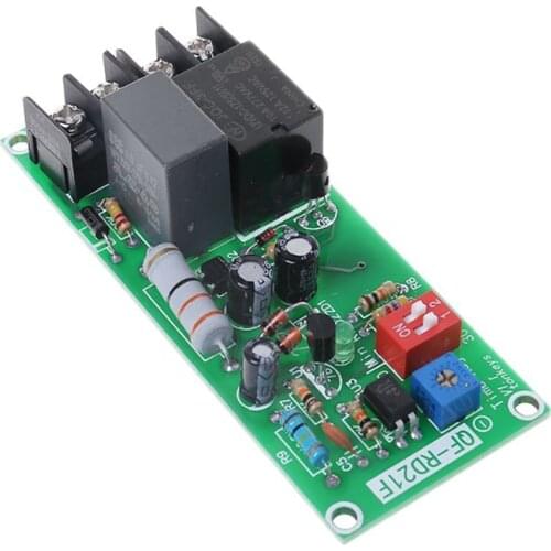 AC100V-220V Adjustable Timer Control Relay Module Turn Off Delay Switch Board For Exhaust Fan
