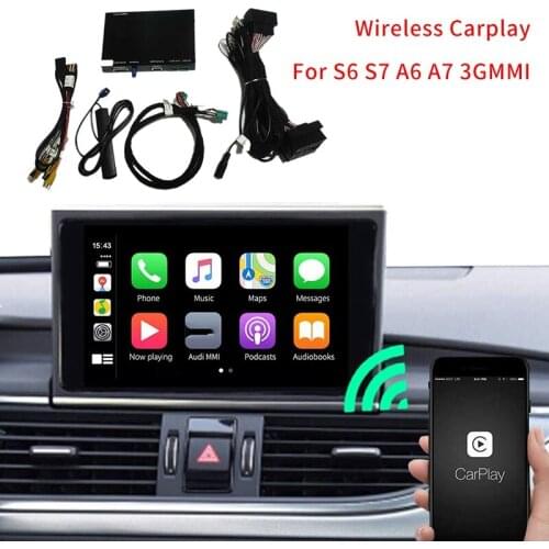 Car Wireless Carplay Activator for - S6/S7/A6/A7 2012-2016 3GMMI with Android Auto Mirror Link Car Play Functions