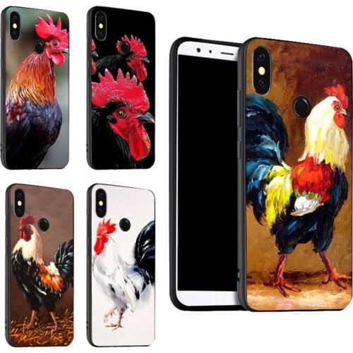 Chicken Big Rooster Case For Xiaomi Redmi Note 10 Pro 7 8 Pro 8T 9S Note 9 Pro Cover For Redmi 9 9T 9C 9A 8A
