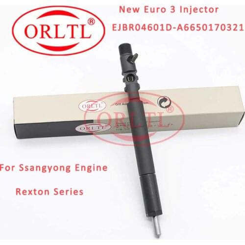 Diesel Injector EJBR04601D New Injector EJB R04601D OEM A6650170321 For SsangYong Rexton 2.7 XDI 163