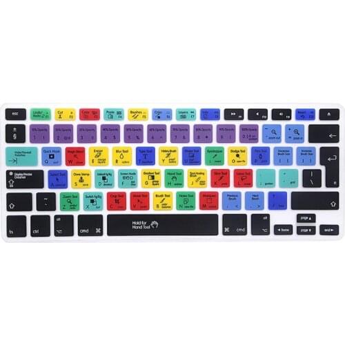 European Version Adobe Photoshop Shortcut Keys Keyboard Protector Keyboard Cover