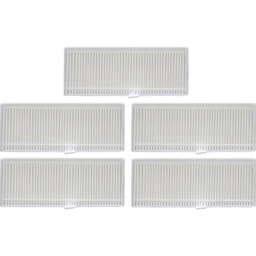 5pcs/lot 135*50*10mm vacuum cleaner hepa filter for ilife ecovacs deebot Proscenic Midea robot vacuum cleaner parts hepa filter