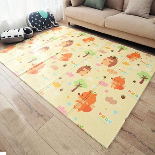 Foldable Crawling Carpet Kid Game Activity Rug Blanket Educational Toys Double-sided Baby Play Mat XPE Soft Floor Playmat Carpet