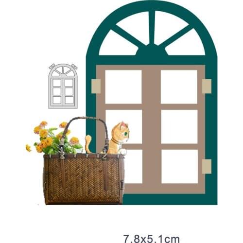 Metal cutting dies window frame 2020 new dies Scrapbooking craft paper knife mould blade punch stencils dies christmas