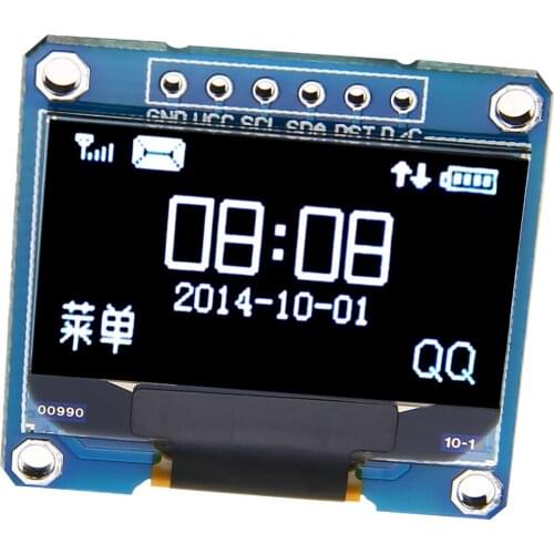 0.96" 128X64 OLED I2C IIC Serial LCD LED SSD Display Module SSD13062 Electrical Screen Module White Yellow Blue Color