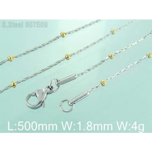 Wholesale Stainless Steel Jewelry Fashion Small Chain Necklace For Woman Design Vintage Hot Selling G7N4150