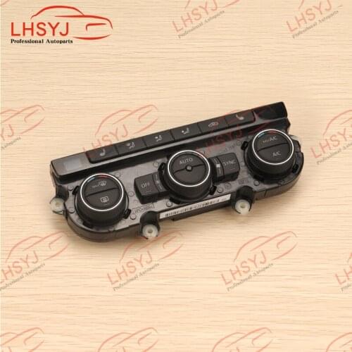 OEM Air Condition Control Switch Panel AC Seat Heater For VW Passat B7 CC Tiguan Golf 5ND 907 044F