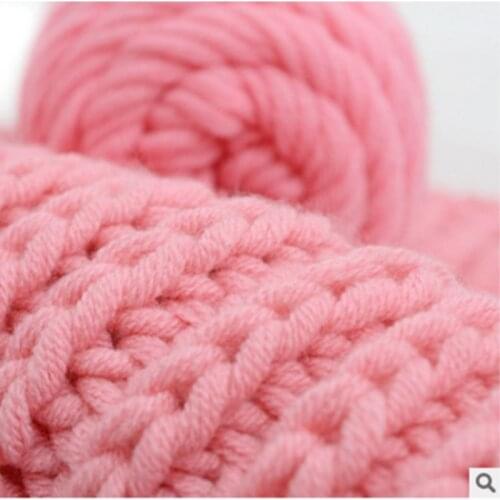 Wholesale Milk Cotton Yarn 1000g/lot Colorful Dye Scarf Hat Coat Line Hand-knitted Yarn For Hand knitting Soft Coarse Lines