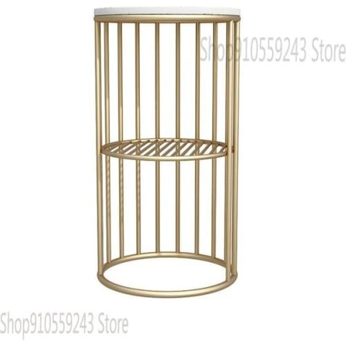 Nordic Light Luxury Corner Table Marble Side Table Living Room Simple Sofa Side Table Bedside Bedside Cabinet Small Coffee Table