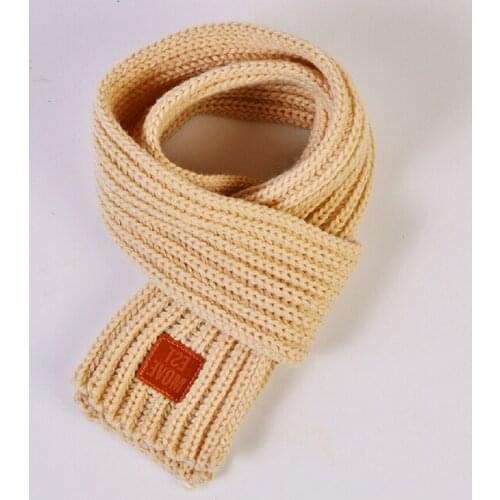 Ma&Baby Autumn Winter Newborn Infant Baby Kid Boys Girls Knitted Scarf Warm Solid Scarf Accessories