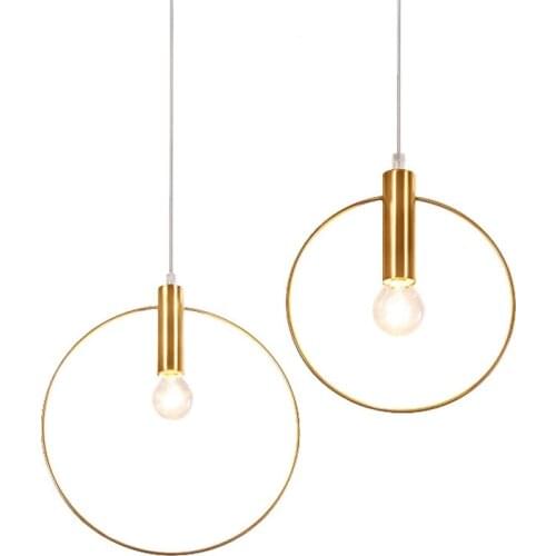 Nordic Bar Table Simple Small Pendant Restaurant Lamps Modern Dining Table Lamp Study Single Head Bedroom Bedside Pendant