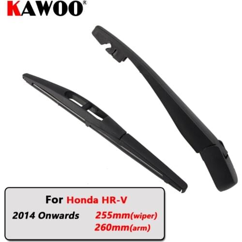 KAWOO Car Rear Wiper Blade Blades Back Window Wipers Arm For Honda HR-V Hatchback (2014 Onwards) 255mm Car Accessories Styling