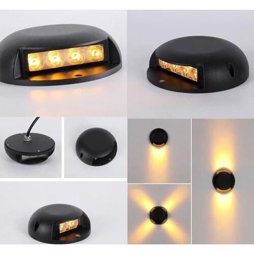 LED In-ground Light Outdoor Waterproof Buried Lights Underground Floor Lamps Yard Landscape Street Light Garden Step Spotlights