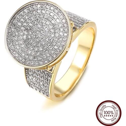 VANAXIN Silver Rings For Men