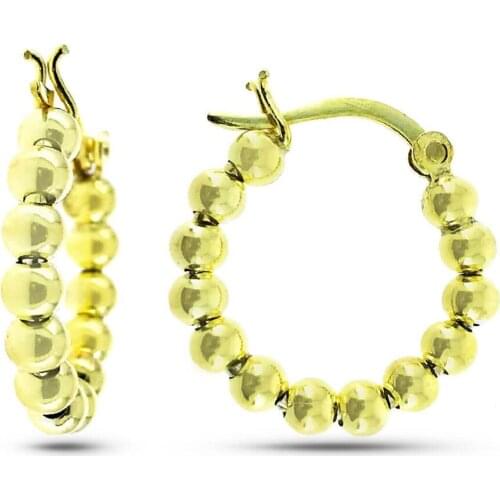 Gold Color Bulk 925 K Silver Earrings