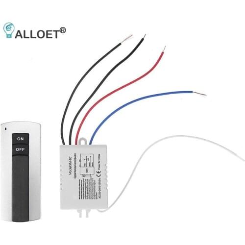 1/2/3 Channel ON/OFF 220V Wireless Remote Control Switch Receiver Transmitter for Lamp Light Electrical Equipments Drop Ship