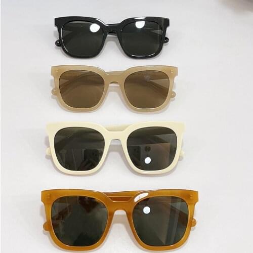 2021 popular Korean brand wanghong recommend elegant lady designer fashion retro color matching formula round frame temperament