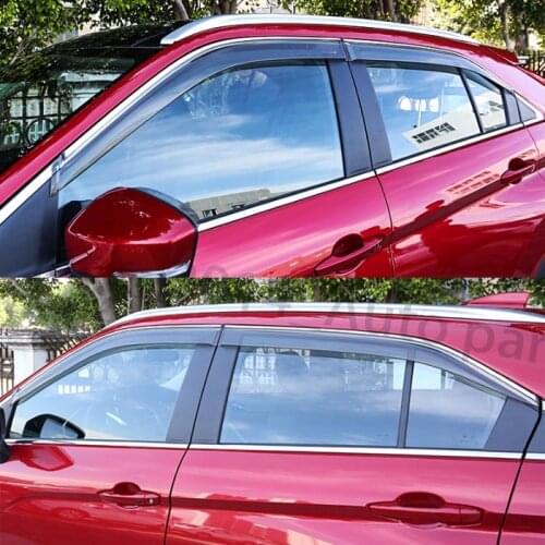 Fit For Mitsubishi Eclipse Cross 2018 High quality Window Visor Vent Shade Guard Door Visor 4pcs