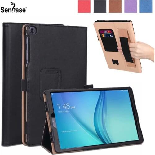Business Flip PU Leather Card Hand Strap Stand Holder Tablet Cover For Samsung Galaxy Tab A 10.1 2019 SM-T510 SM-T515 Case