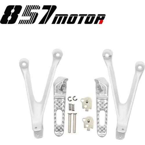 For HONDA CBR1000RR CBR 1000RR CBR1000 RR 2008-2014 09 10 11 12 Motorcycle Footrests Rear Foot Pegs Pedals Rest Footpegs Bracket
