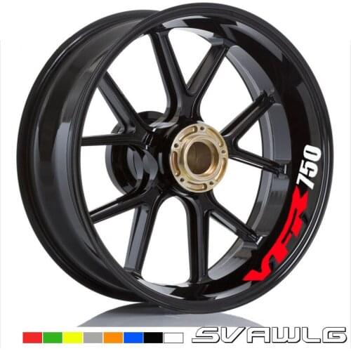 Hot sell 30 Style Motorcycle Wheel Tire Rim Stickers wheel For Honda VFR VFR750 VFR800 VFR1200 VFR1200F