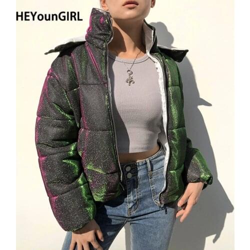 Женские зимние парки Heyoungirl China At AliExpress