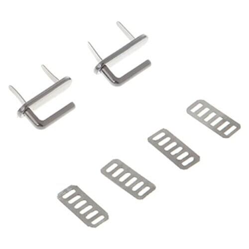 Metal plating processing leather handbags hand holding belt buckle arch bridge decorative accessories