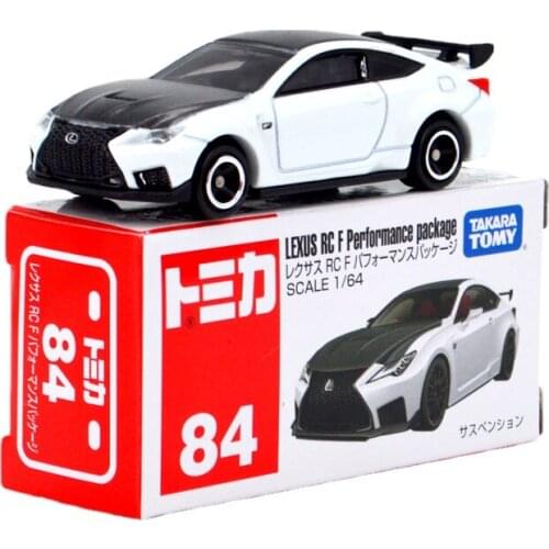 TAKARA TOMY Diecasts & Toy Vehicles Lexus RC F Performance Package White Alloy Car Diecast Model Car Toys for Children Kids Gift