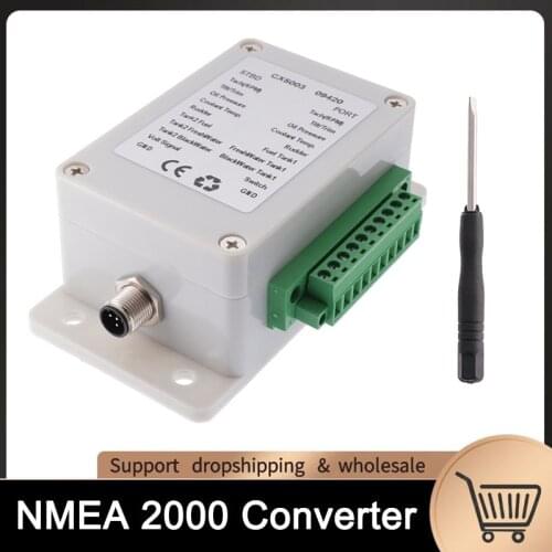NMEA 2000 Multifunction Converter /N2K Converter High Quality Marine Converters NMEA2000 Connect Up to 18 sensors 0-190 ohm