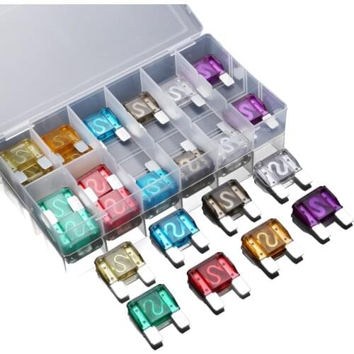 24pcs 8 Kind Types Big Maxi Blade Fuse Assortment Set For Car Truck RV Electrical Fuse Kit Accessories