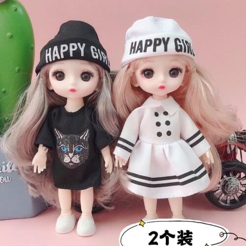 New bjd8 minute baby 17cm small doll cute doll family toy girl birthday present