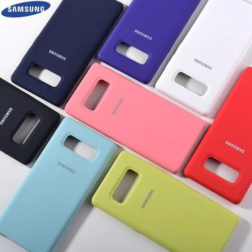 Original Note 8 Liquid Silicone Case Soft-Touch Silky Finish Protective Cover For Samsung Galaxy Note 8