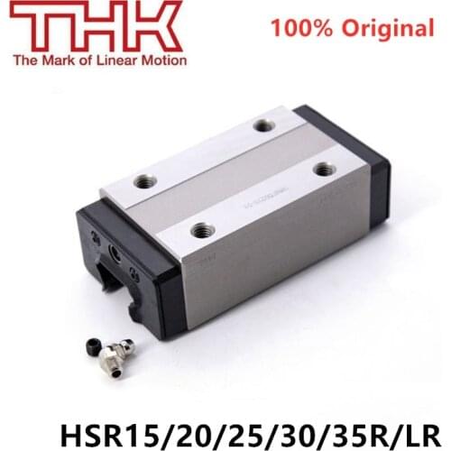 Original THK linear rail slider HSR15R HSR20R HSR25R HSR30R HSR35R HSR20LR HSR25LR HSR30LR 1UU GK block CNC parts