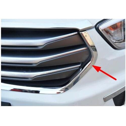 Front grille trim strip light box stickers plating genuine 2015 FOR Hyundai IX25 creta