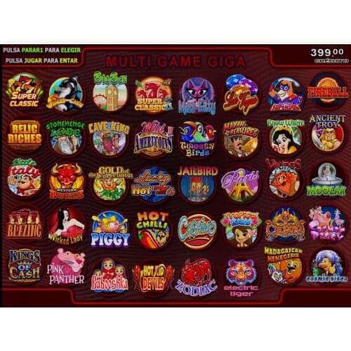 Popular GIGA 40 IN 1 game board Casino Gambling Slot Game Machine