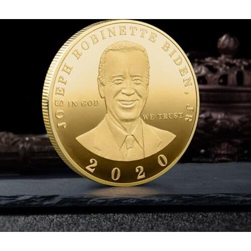 Joe Biden President Commemorative Souvenir Coin Challenge Collectible Art Coins