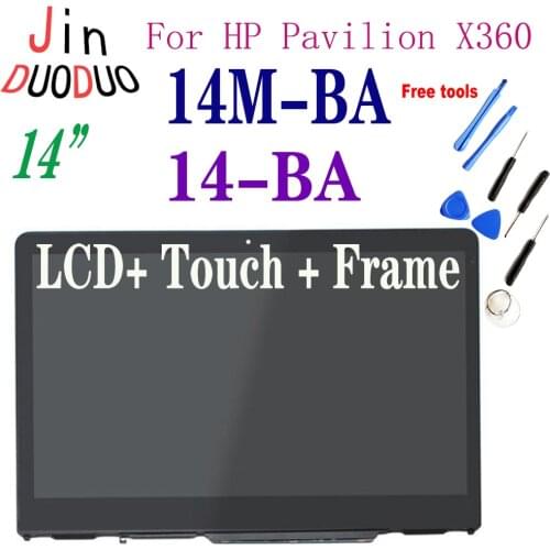 14.6'' For HP Pavilion X360 14-BA 14M-BA LCD Display Touch Screen Digitizer Assembly For 14-ba001la 14-ba002la 14-ba003la Lcd