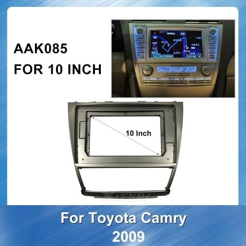 10 Inch Car Dvd Fascias Frames Audio Fitting Adaptor Panel Frame Kits Auto Radio Multimedia fascia For Toyota Camry 2009