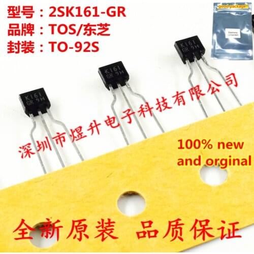 10pcs 100% new and orginal 2SK161-GR KTK161-GR K161 GR TO-92S in stock