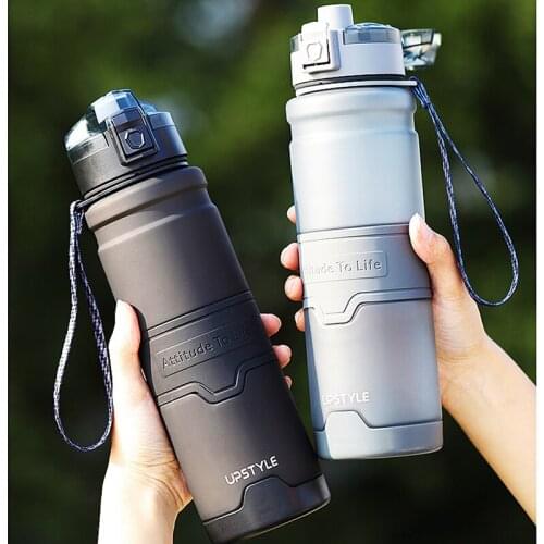1000ml Sport Water Bottles Portable Outdoor Gym Anti-fall Leak-proof Large Capacity Fitness Kettle Tritan Plastic Drink Bottle