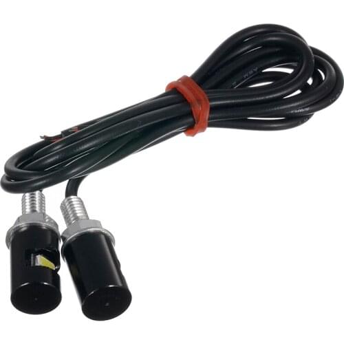 2Pcs Motorcycle LED License Plate Light Bulb Motocross SMD LED 12V Front Lamp DRL Running Light Turn Signal