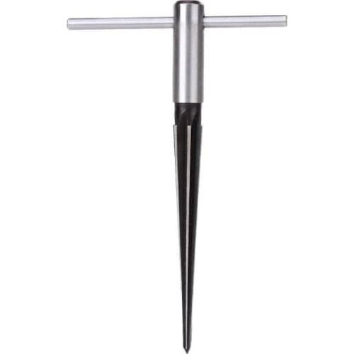 3-13mm Bridge Pin Hole Hand Held Reamer T Handle Tapered 6 Fluted Chamf