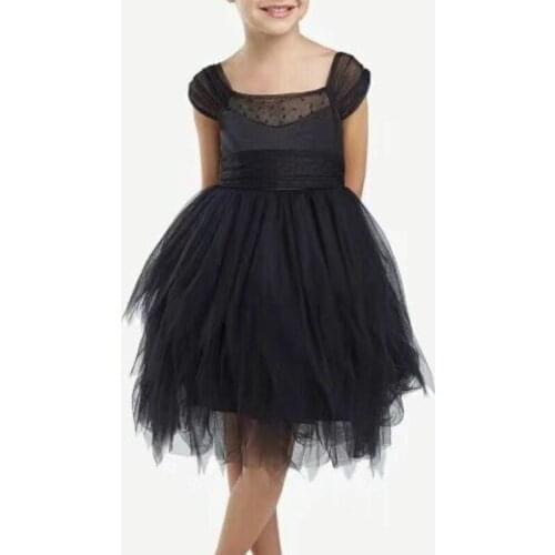 Girls Sleeveless Ballet Dancer Tutu Dress 1-12Yrs Girls Princess Dancing Wear Performance Dance Costumes Handmade Clothes CL335