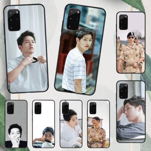 Song Joong Ki Korean actor Phone Case For Samsung galaxy S 9 10 20 A 10 21 30 31 40 50 51 71 s note 20 j 4 2018 plus