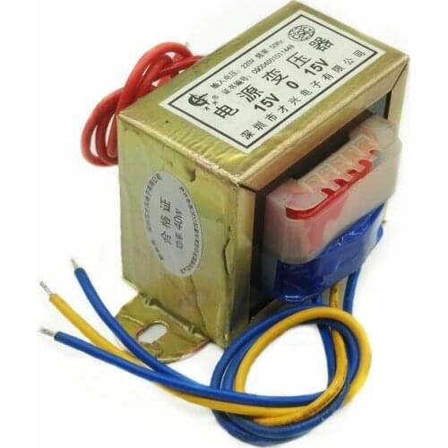 EI66*36 40W transformer 40VA 220V to double 15V 15V×2 1.33A full copper foot power