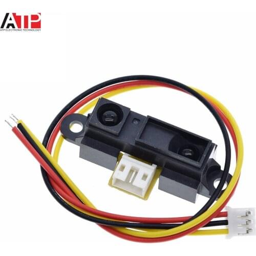 GREAT IT GP2Y0A21YK0F 100% NEW 2Y0A21 10-80cm Infrared distance sensor INCLUDING WIRE