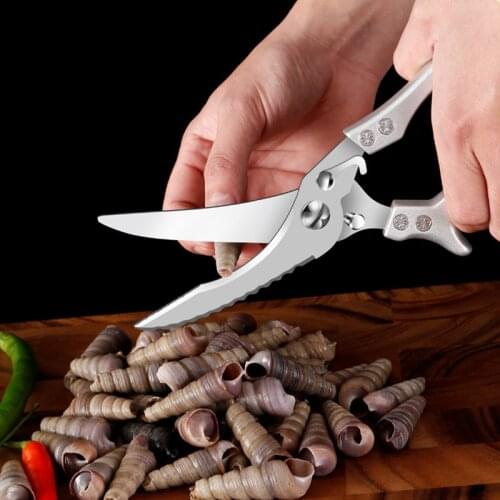Stainless Steel Kitchen Scissors Multifunctional Sharp Household Food Scissors Chicken Duck Fish Cutter Shears Fish Scissors