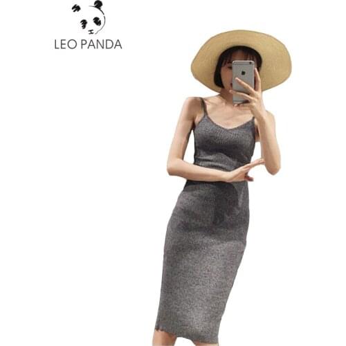 LEOPANDA Solid Summer Dresses