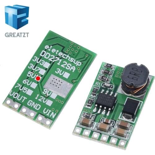 GREATZT 3.5A DC-DC Converter Module Buck Step-Down Voltage Regulator Board 4.5V-27V to 3V 3.3V 3.7V 5V 6V 7.5 9V 12V DD2712sa