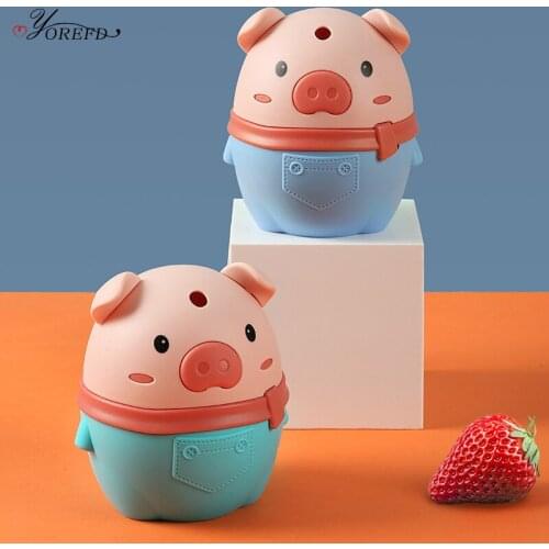 OYOREFD Cute Cartoon Automatic Toothpick Holder Press Type Desktop Toothpick Dispenser Tooth Pick Container Desk Accessories
